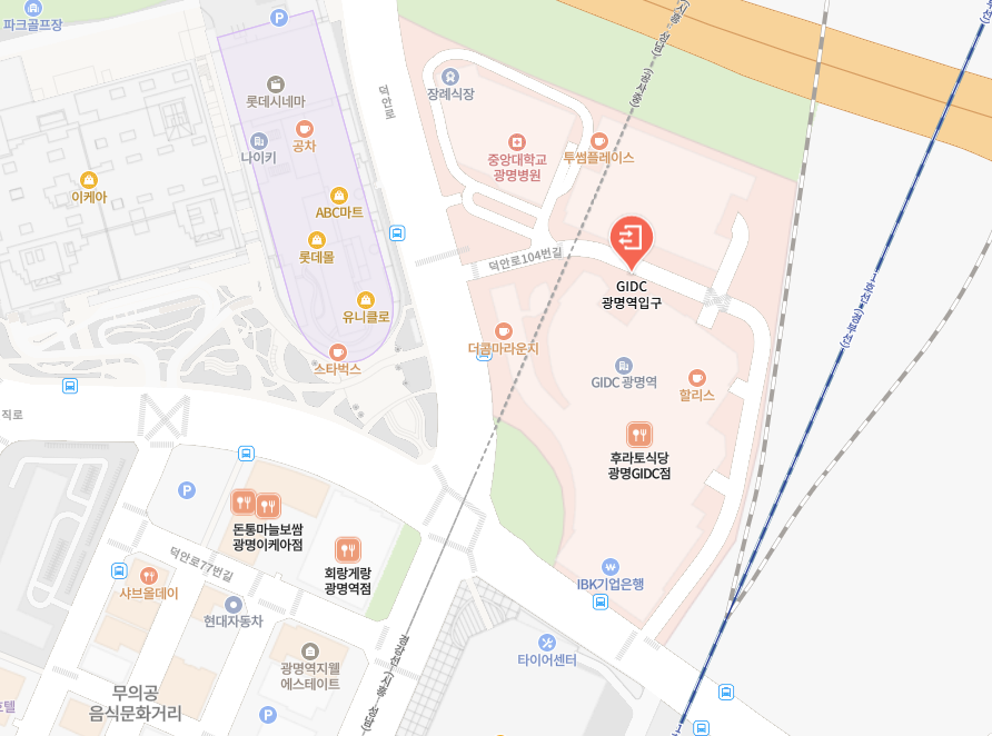 광명사무실 위치 이미지